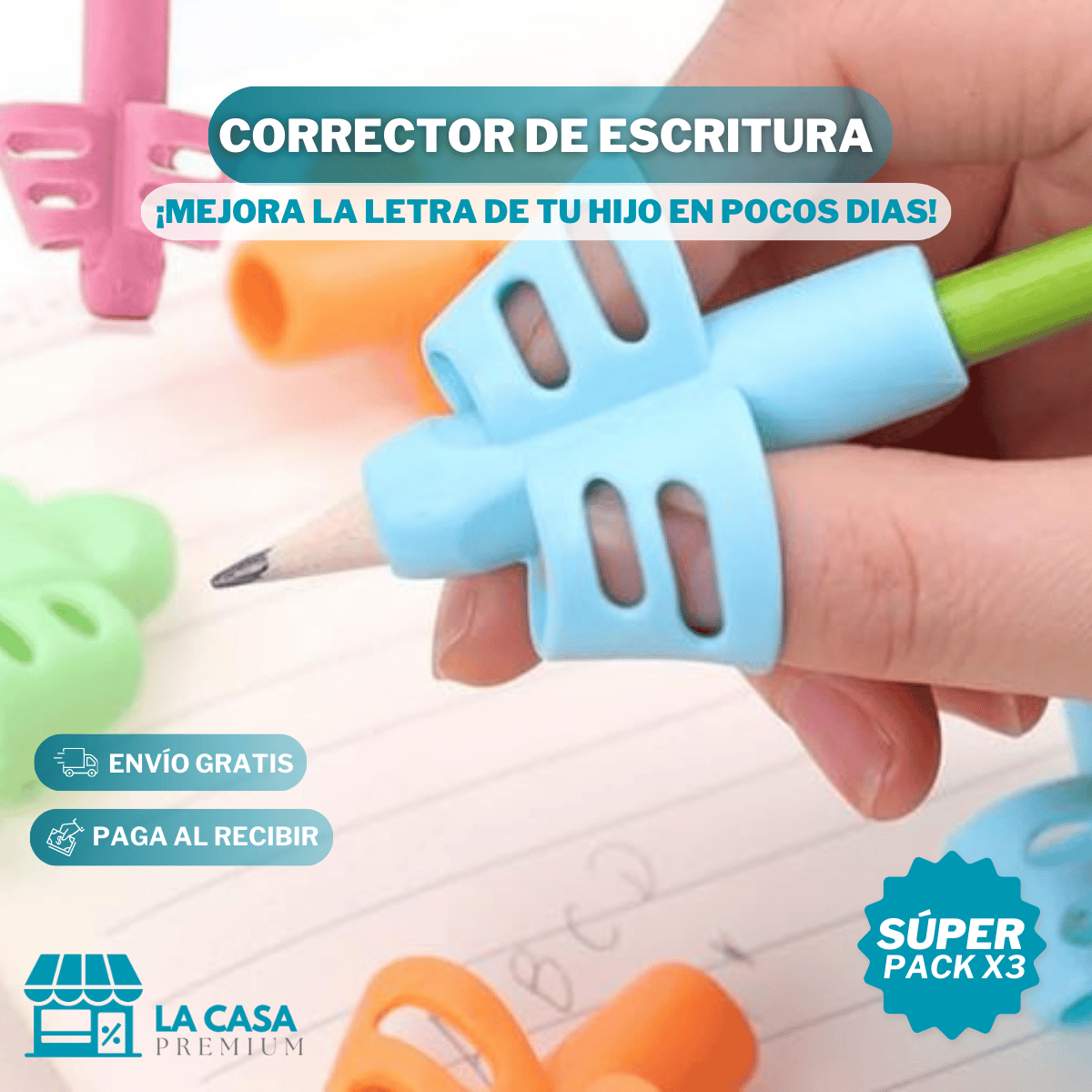 Corrector De Escritura - PACK X3 UNIDADES